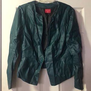 Elle size L pleather jacket